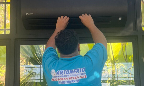 Instalação de ar-condicionado